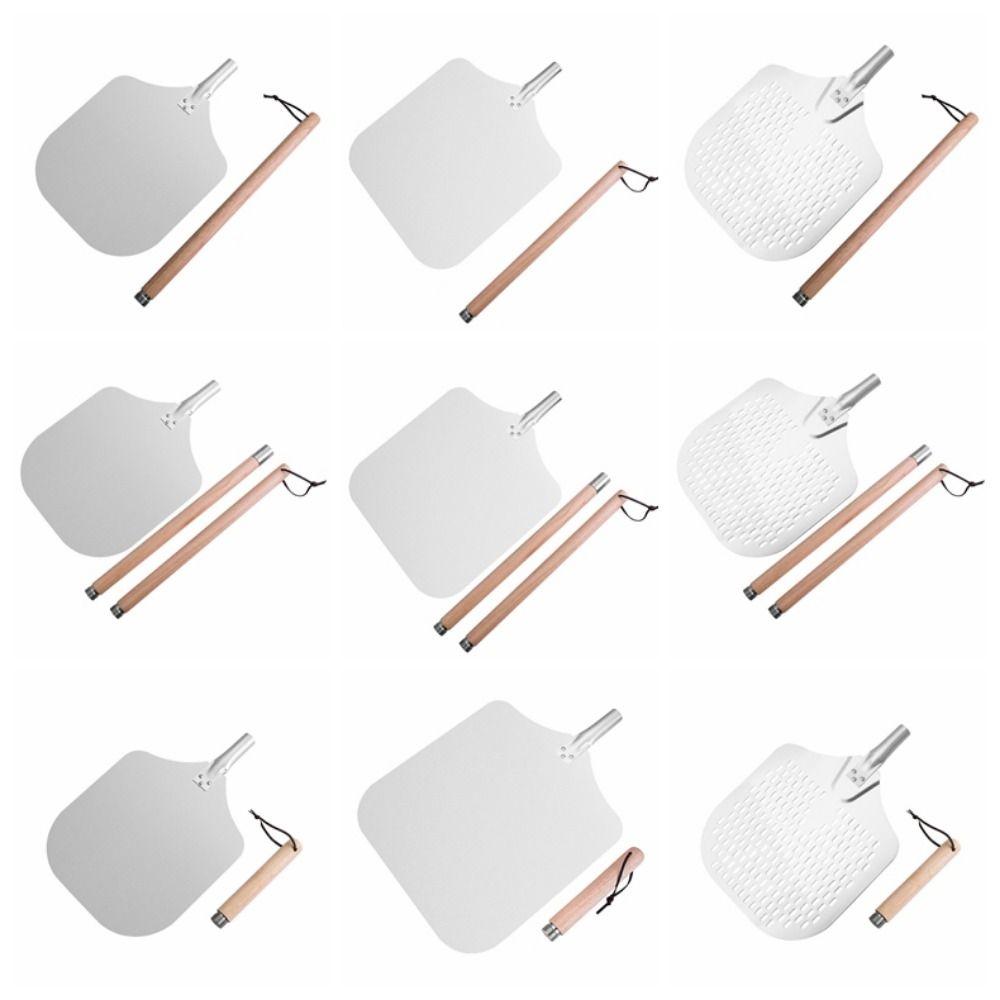 Extended Wooden Handle Pizza Shovel Detachable Pizza Peel Pizza Spatula Paddle  Baking Homemade