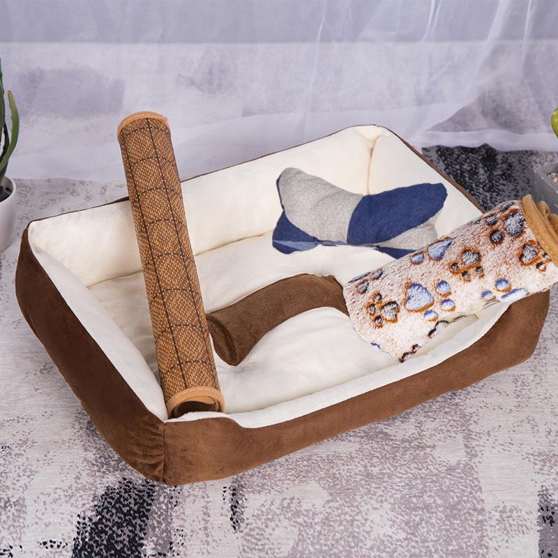 Four Seasons Universal Pet Nest: Warm Cushion for Large Dogs & Cats