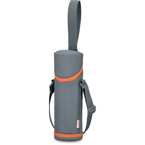 Thermos My Bottle Pouch APG-501 Gray Orange | Water Bottle, Mug, Tabletop Pot, Plastic Bottle Cover