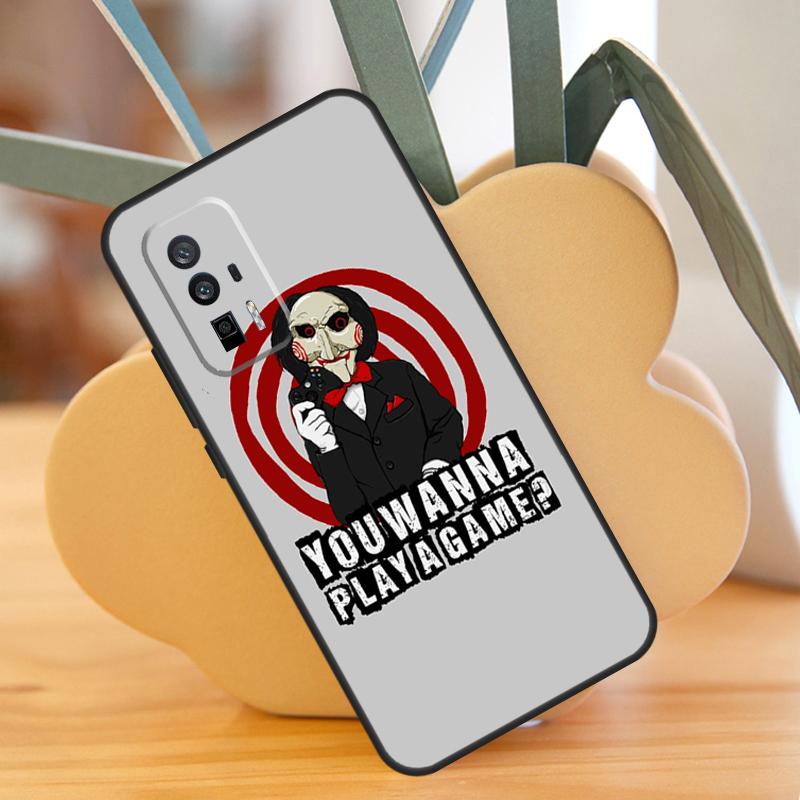 

Saw Jigsaw Puppet Case For POCO F6 Pro X6 X5 X3 F3 F5 M6 M5s Xiaomi 13T Pro 11T 12T 12 13 Lite 14 Ultra Cover Xiaomi 13T (13T Pro)