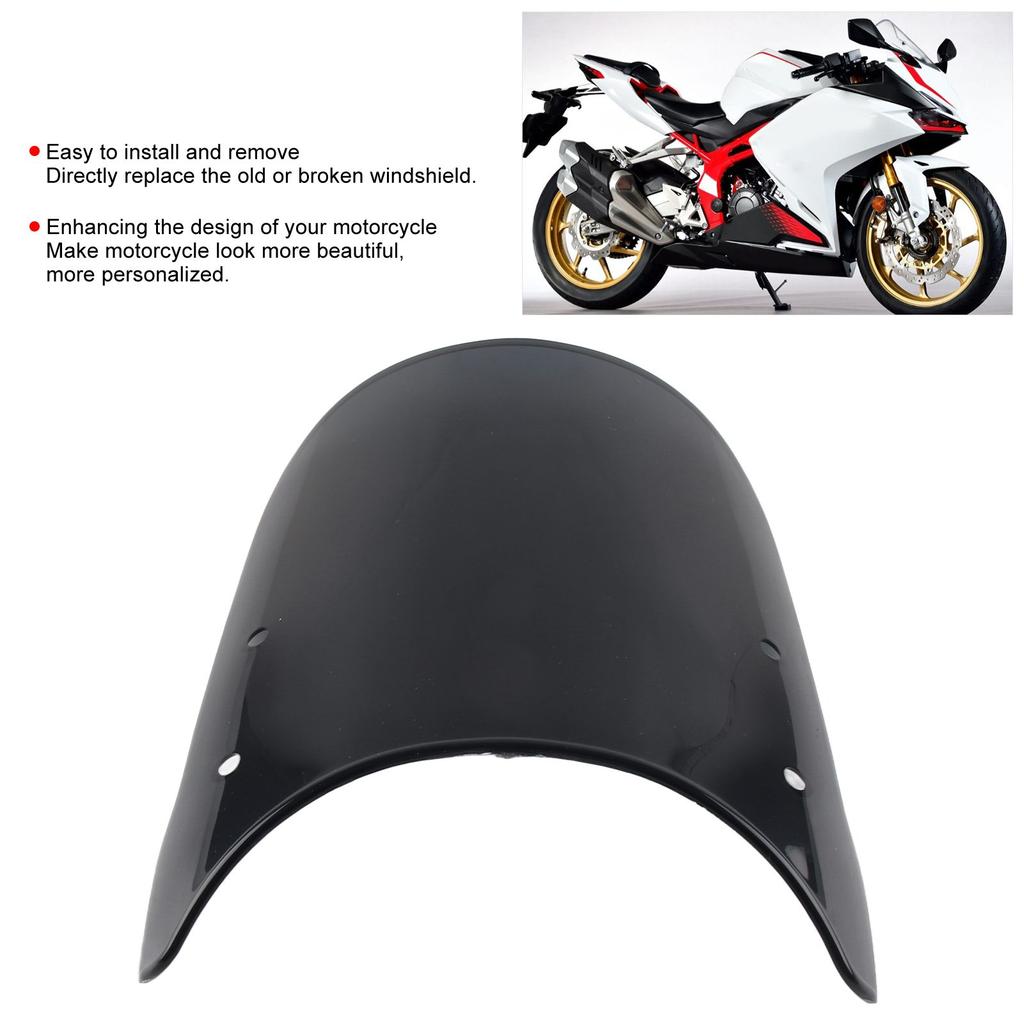 Acrylic Motorcycle   Windscreen Fit for   CB125R CB250R CB300R 2018‑2020