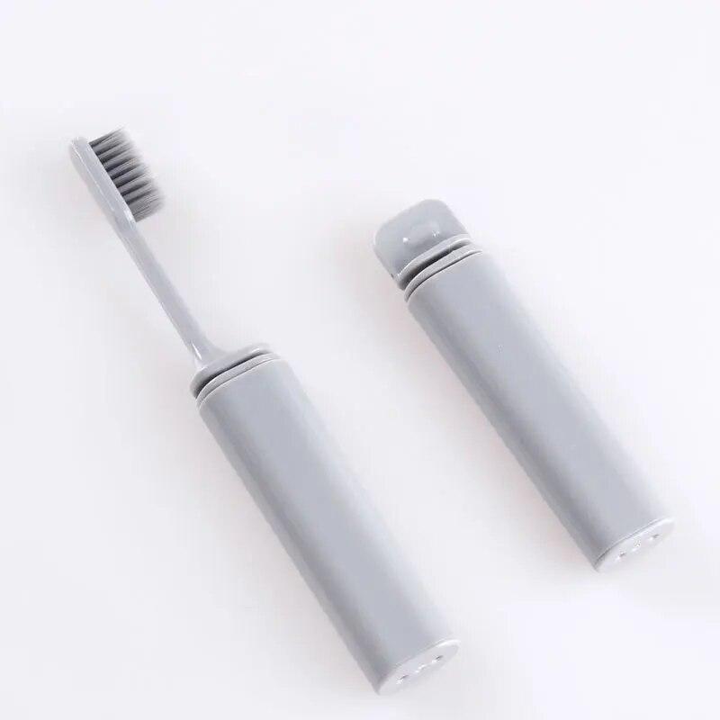1pcs Portable Folding Bamboo Products Travel  Toothbrush Camping Hiking Outdoor Easy To Carry Foldable Portable Toothbrushes