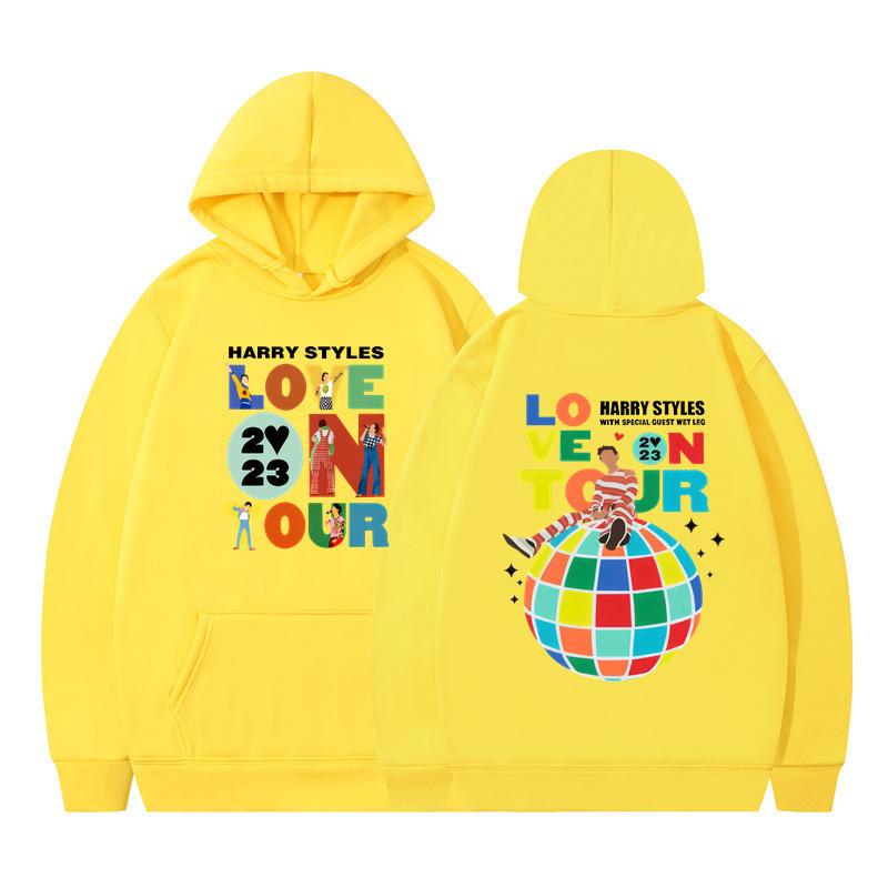 New HARRY STYLES Men's and Women's Peripheral Casual Loose Hooded Sweater