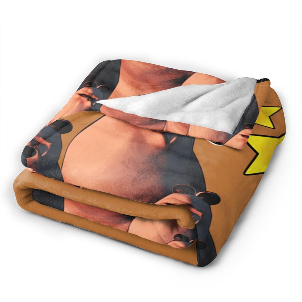 Funny Robert Help Marcus The Worm Plush Blanket Children Flannel Bedding Throws Couch Chair Sofa Bed Warm Bedspread