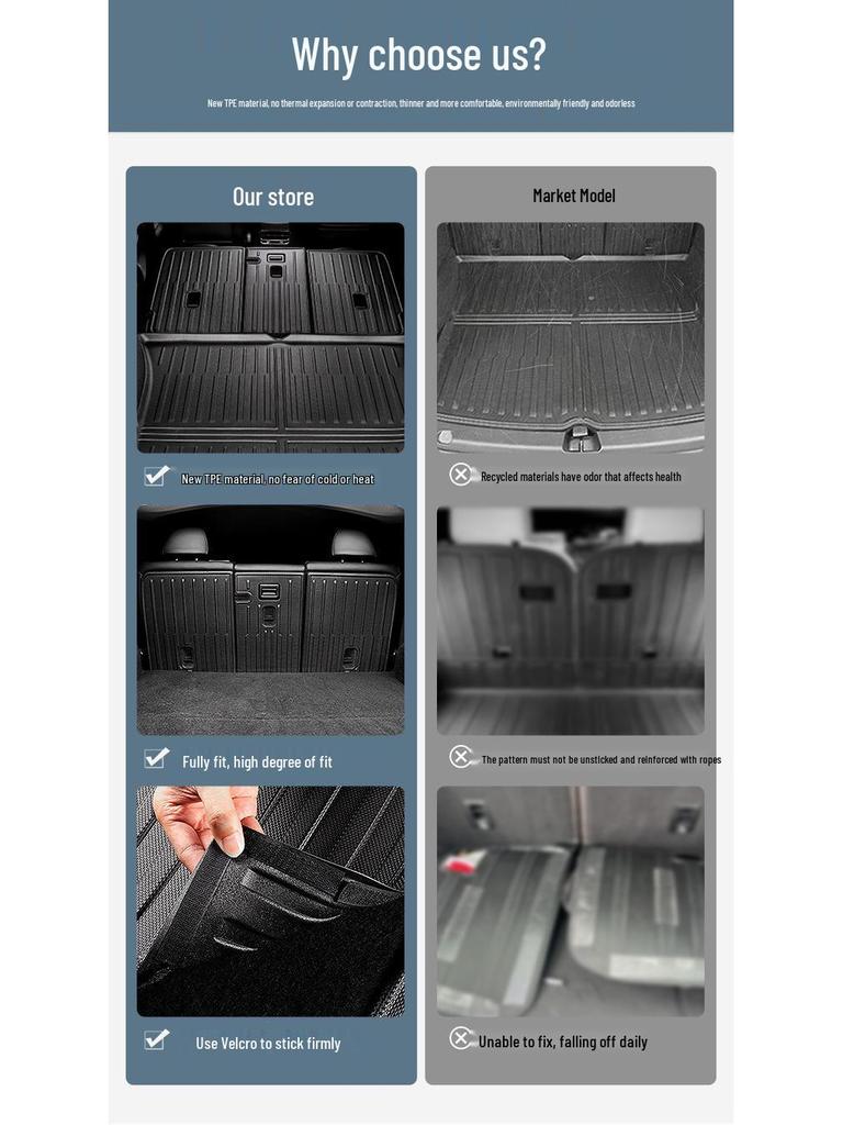 Lantu Dreamer Car Trunk & Seat Mat: Eco-Friendly TPE, Fits 25 Models