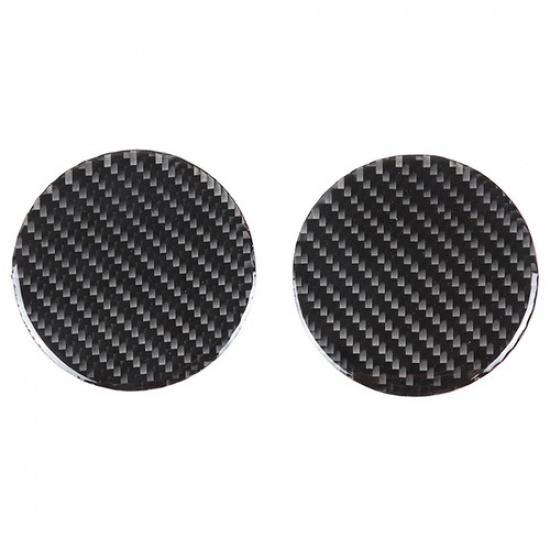 Carbon Fiber Car Water Cup Holder Anti-slip Mat Pad for Seat Leon 2008-2012