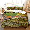 Van Gogh Bettwäsche-Set, Einzelbett, Twin, Voll, Queen-Size-Bett, King-Size-Bett, Bettset für Erwachsene, Kinderzimmer, Bettbezug-Sets, 3D-Retro-Klassiker, 2022