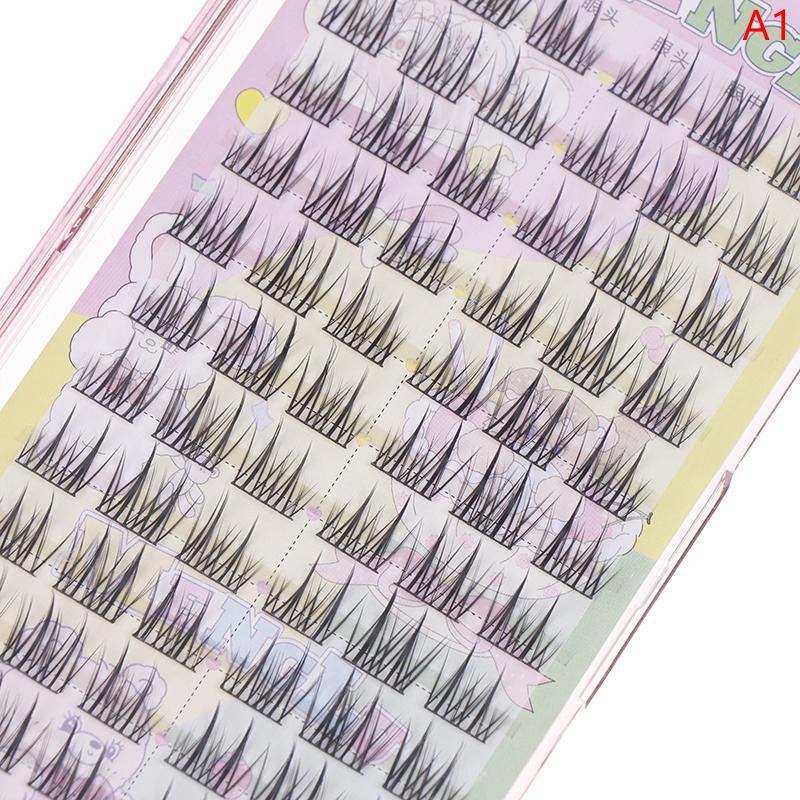 Diy Clusters Eyelash Extension Mix Dovetail Individual Lashes Volume False Eyelashes Natural Segmented Eyelash Bundles Makeup