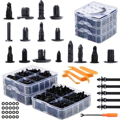 Rosfix Car Plug Set - 650 Pieces, Plastic Box