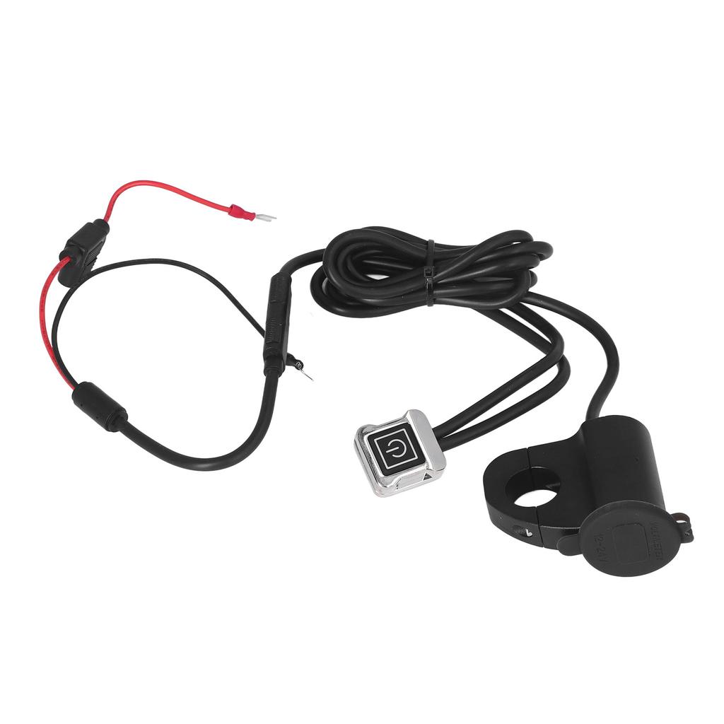 Electric Vehicle Motorcycle Mobile Phone Charger Digital Display Voltage QC3.0 Dual USB Charger