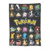 Pokemoned Pikachu Cartoon Fleece Blankets Funny Throw Blankets for Bed Sofa Couch 200x150cm Bedspreads
