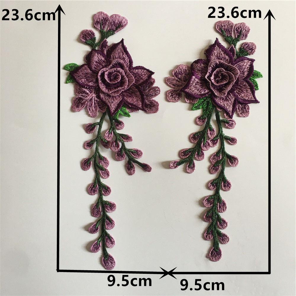 Diy Sewing Color Embroidery Corsage Decorative Clothing Accessories Cheongsam Dress Performance Clothes Wedding Dress Hanfu