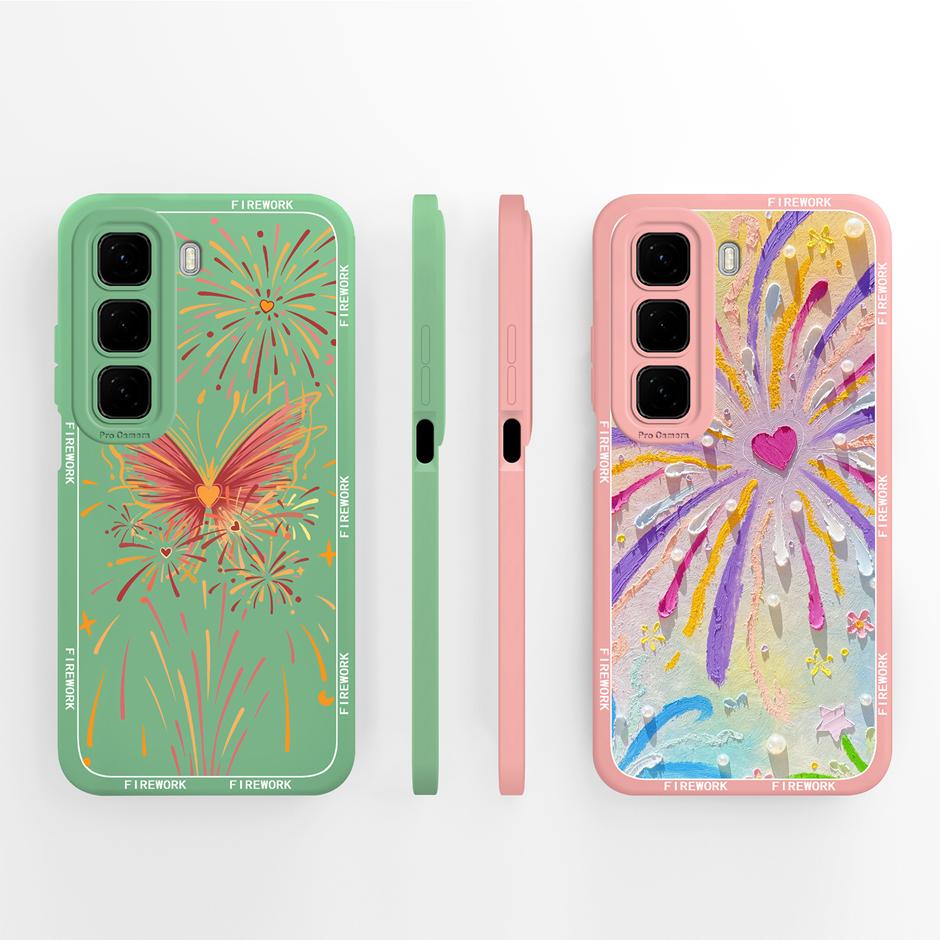For Infinix Hot50 50i 50Pro 50Pro+ Case Lovely Cat Panda Fall Prevention Unique Phone Cover For Infinix Hot 50 Pro Plus 50i Capa