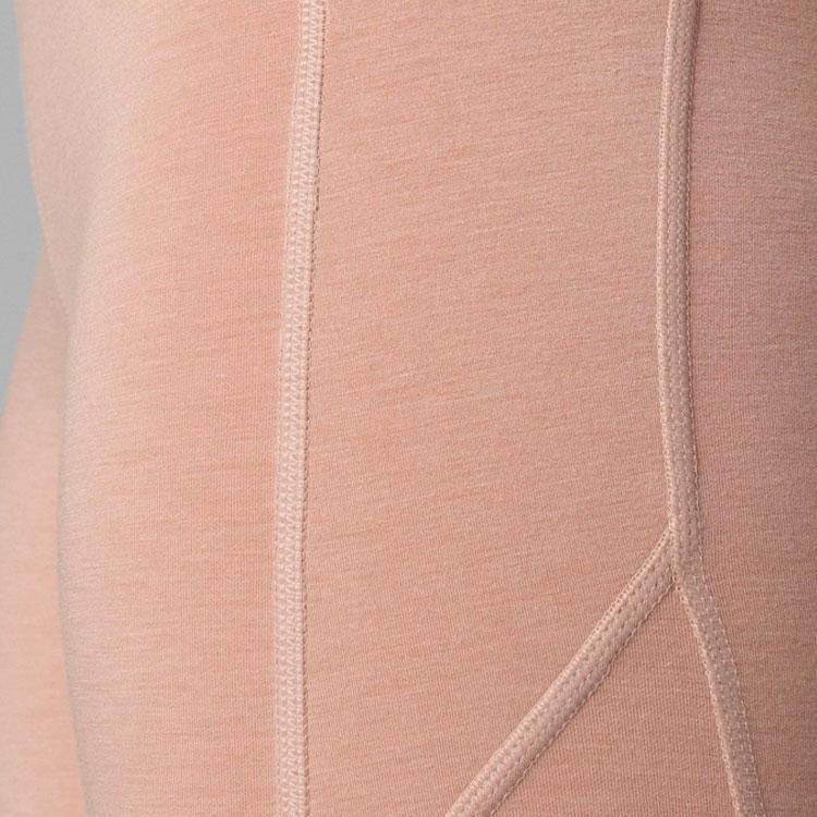 adidas Jednokolorowe sportowe obcisłe dzianinowe spodnie Damskie doły Różowe HB6054