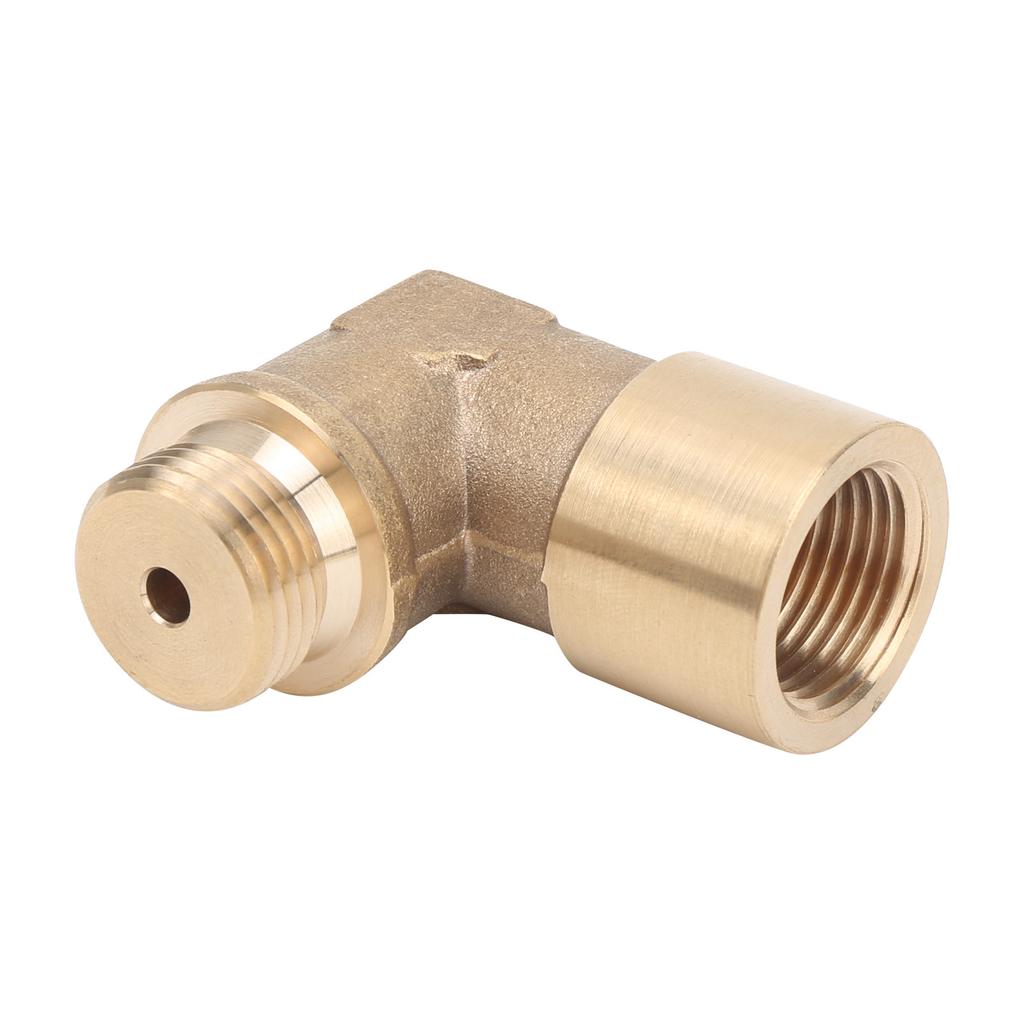 90 Degree Oxygen Sensor Extender M18x1.5 Brass Extension Spacer Adapter Car Accessory