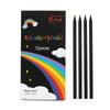 6/12Pcs Colored Black Wood Pencils Rainbow Diy Drawing Pencil For Sketching Doodling Coloring Painting Children Art Supplies
