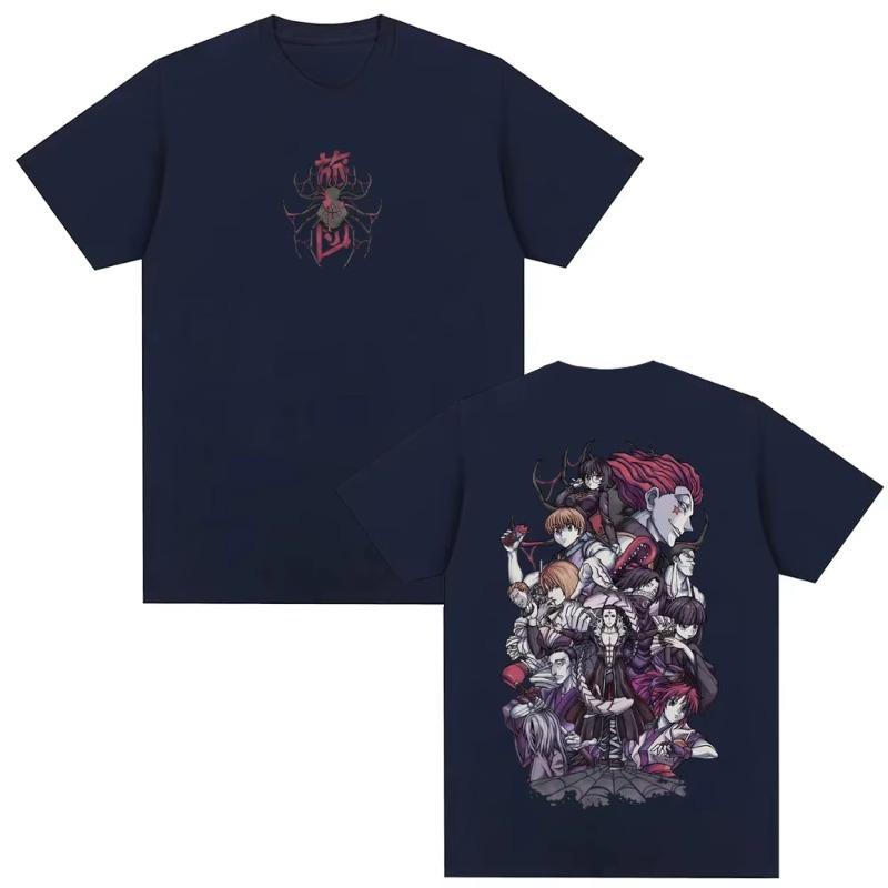 2026 New Anime Hunter X Hunter Phantom Troupe Spider Graphic Tshirt Unisex Women Casual Vintage Tshirt Unisex Fashion T Shirt Summer