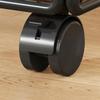 Open-Grid Bathroom Storage Rack Ventilated Narrow Standing Shelf with Wheels