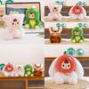 Strawberry Cat Plush Toy With Short Pile Soft Plush For Kids And Collectors