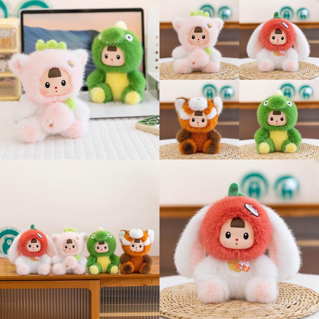 Strawberry Cat Plush Toy With Short Pile Soft Plush For Kids And Collectors