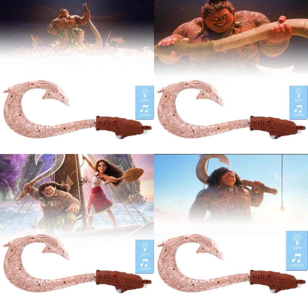 Colorful Maui Fish Hook Fun Toy For Children Featuring Music And Lights