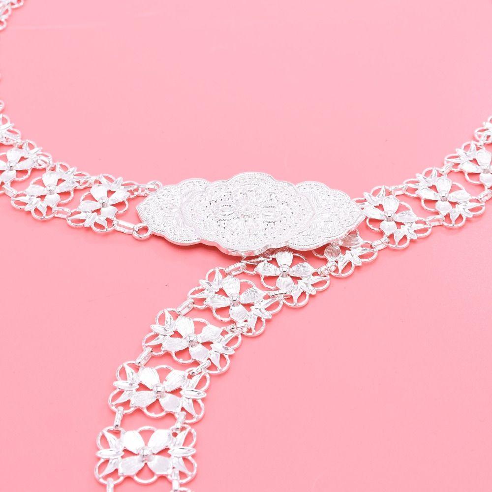 Metal Ethnic Style Belt Tassel Dance Dress Belt Chains Classic Gold Belt  Festival Accessory