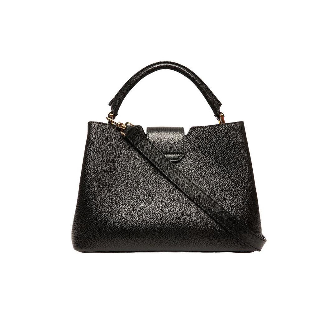 Bally Jorah Series Logo Leather Handle Tote Bag Women tote bags Black 6230626