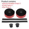 Bicycle Handlebar Tape 2.15m Lengthen Road Bike Handlebar Tape Soft Touch Cycling Bar Wrap Non-slip Bar Grip Cover Bike Part