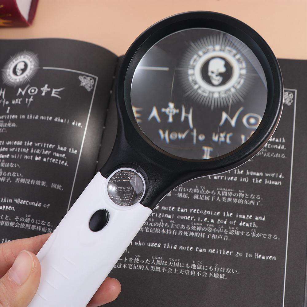 LED Light Magnifying Glass Lens Handheld  Magnifier Portable   Reading