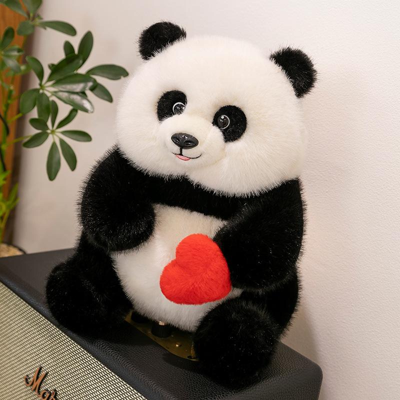 New Love Panda Doll Simulation Giant Panda Plush Toy Doll Super Cute Children's Gift