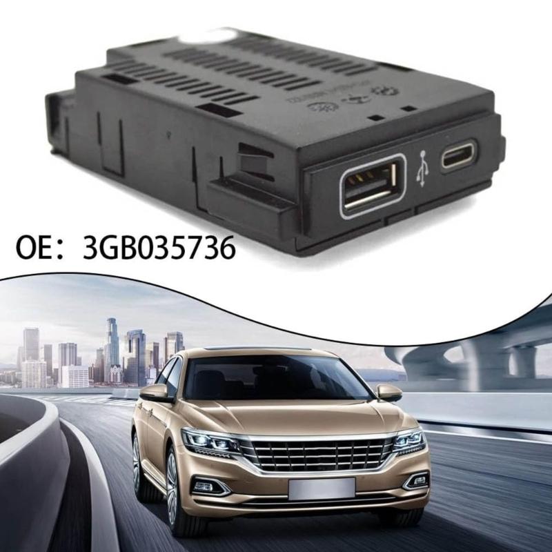 Multiple Device Vehicle Charging Port Socket With Intelligent Recognition 2.4A Fast Charging Ergonomic Design3GB035736