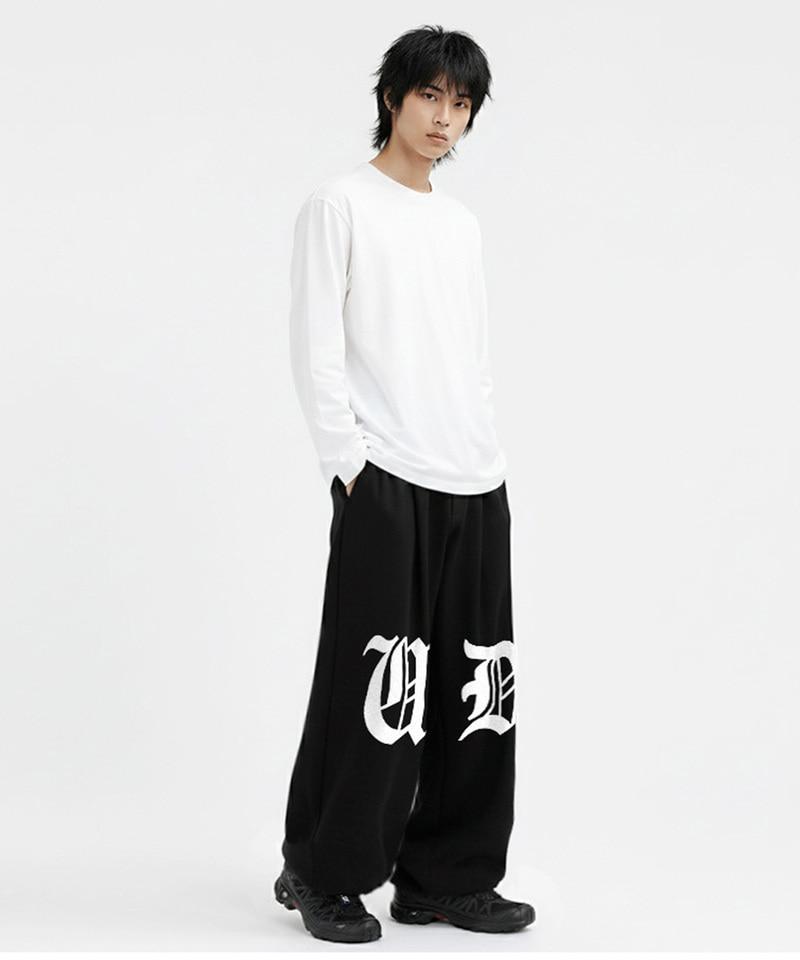 UNDEROFF Balloon Curved Sweatpants Udi Gothic Black