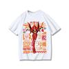 Neon Genesis Evangelion End of Eva Maglietta con Occhio Stile Classico Manica Corta Unisex Uomo Donna Estate Girocollo Cotone T-shirt