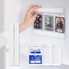 SemiSta MAGRYL Bars (2 White) / Card Loaders (3 White) Set (Attaches with Magnets) UV Protection, 3-Row Trading Card Display, Wall Hanging