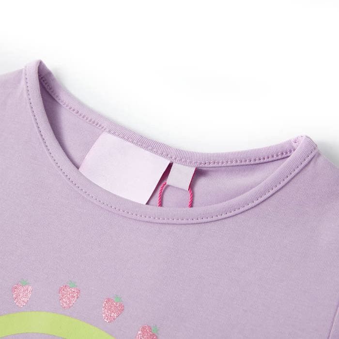 T-shirt pour enfants lilas 92/104/116/128/140