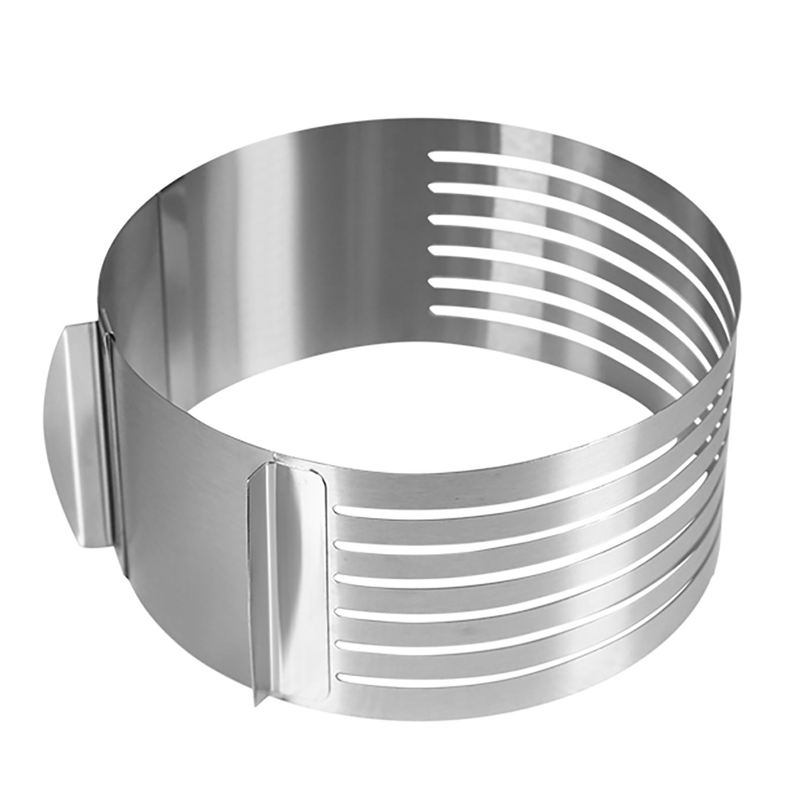 

Кольцо для торта из нержавеющей стали, форма для выпечки, рамка для выпечки, кольцо для нарезки торта One Size