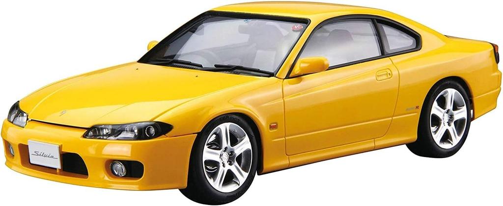 Aoshima Bunka Kyozai (AOSHIMA) The Model Car No. 99 1/24 Nissan S15 Silvia Spec.R '99 Plastic Pre-Colored Plastic Model