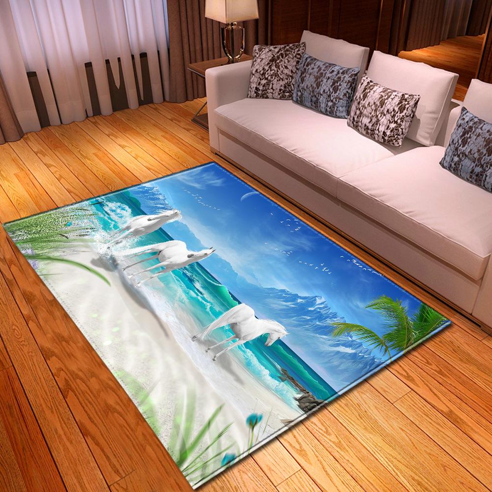 Leopard Tiger 3D Carpet Living Room Area Rug Kids Play Room Mat Dinosaur Boys Bedroom Rug Kitchen Mats Floormat Entrance Doormat