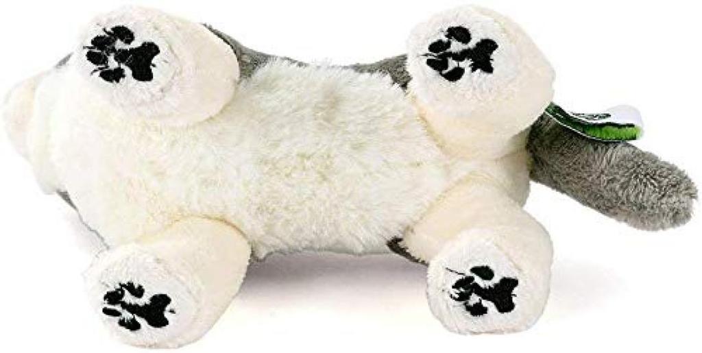 COLORATA Plush Wolf Mascot (Realistic Wild Animal with Chain) Cute Animal Keychain Doll Gift (Twice Tested) Christmas Present