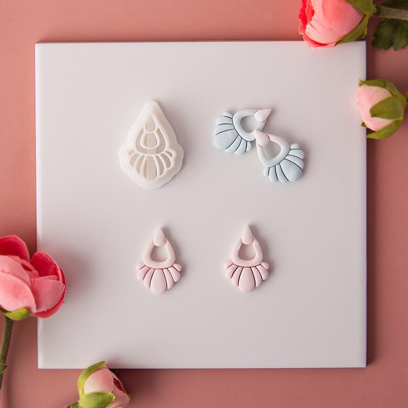 Creative Retro Soft Pottery Earrings Clay Mold Diy Design Earrings Pendant Styling Cutting Tool