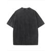European Size Men'S 'Faith Over Fear' Pattern T-Shirt Oversized, Retro Streetwear, Shoulder Drop, Hip-Hop Style, Casual Short Sleeves T-Shirt