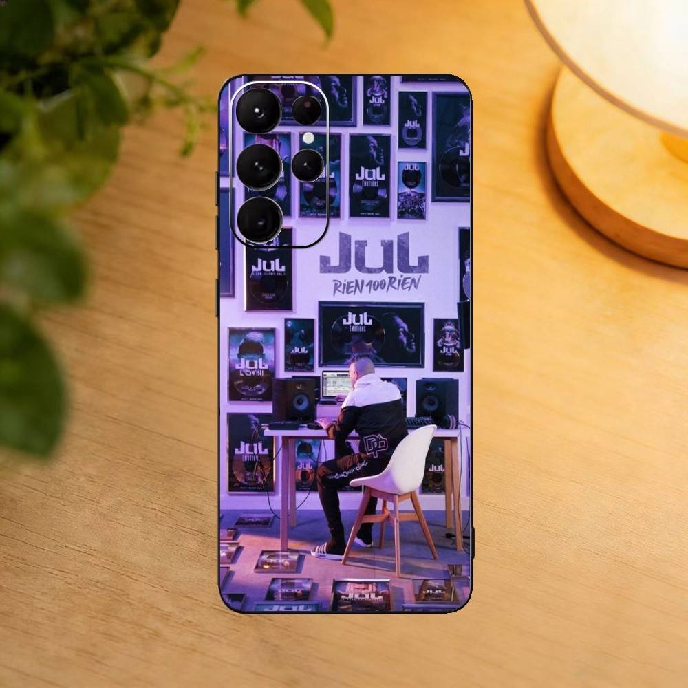 Rapper JuL C'est Pas Des Lol phone Case For Samsung S25,24,21,22,23,30,Ultra,20,Plus,Fe,Lite,Note Soft Black Cover