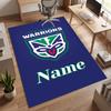 New Zealand Warriors (5) Personalisierter Name Büro Teppich Stilvolle Dekoration für Wohnzimmer Schlafzimmer Küche