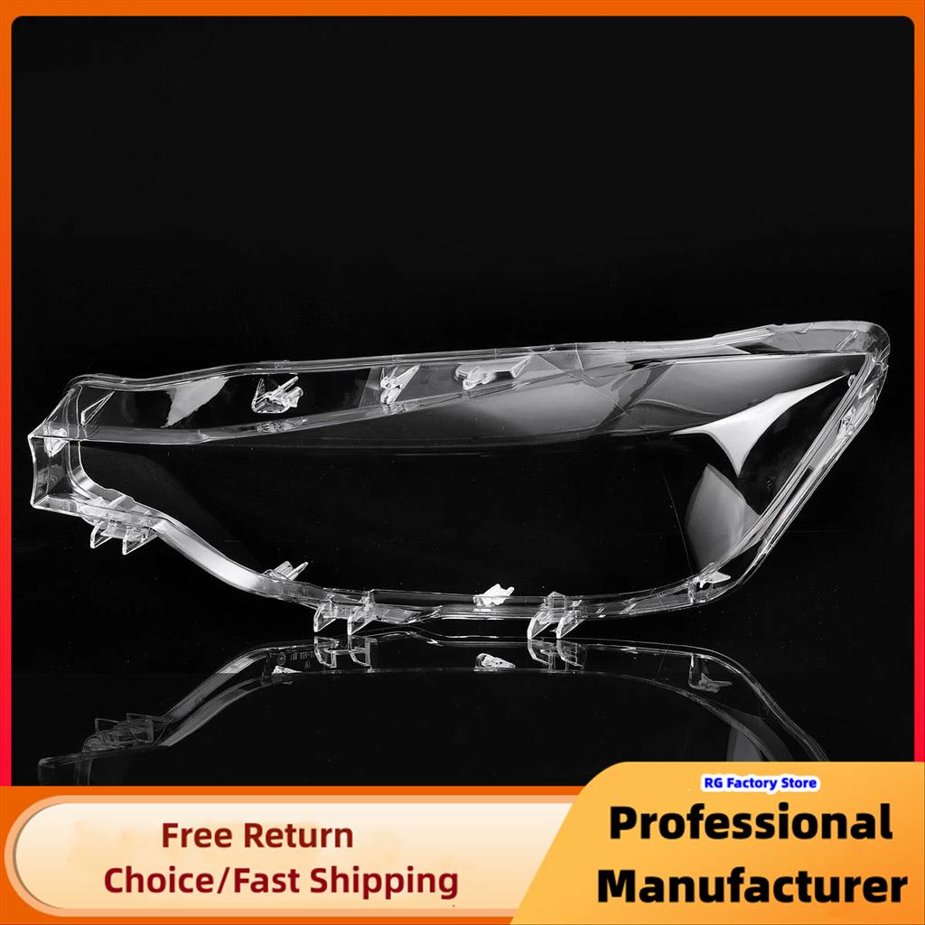 For BMW 3 Series F30 F35 2016 2017 2018 2019 Front Headlight Lens Cover 1Pair Headlamp Shell Transparent Lampshade