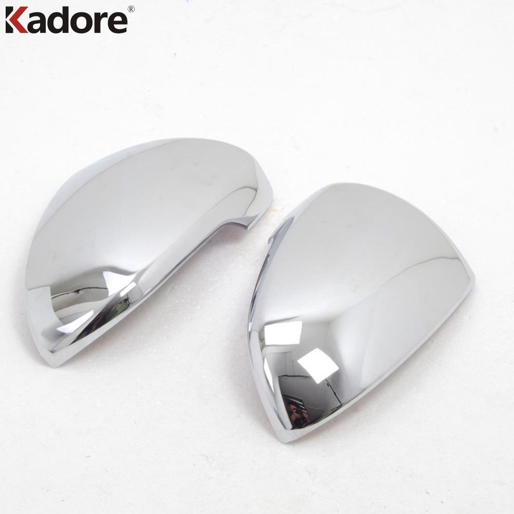 For Hyundai Tucson 2015 2016 2017 2018   Chrome Car Door Rearview Mirror Cover Trim Side Wing Mirror Cap Accessories ABS Chrome