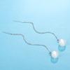 Accessories Round Cat Eye Long Ear Wire Pendant for Women