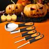 11dílná sada na vyřezávání dýní na Halloween s přenosnou taškou Profesionální nerezové nástroje Profesionální potřeby na řezání a vyřezávání dýní