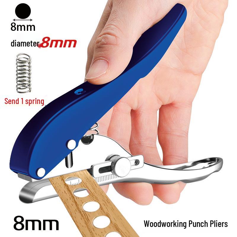 Handheld Cross-Border Sealing Strip Puncher - Flat Angle Woodworking Pliers with Metal Handle