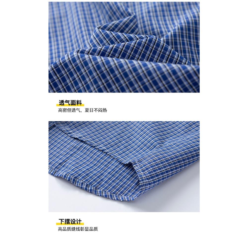 Amerikansk retro enkel rutig långärmad skjorta för män och kvinnor sommar ny lös avslappnad parskjorta