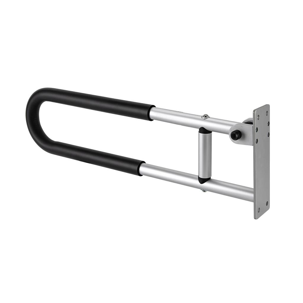 Wall-mounted Bathroom Toilet Grab Bar,foldable and Non-slip Safety Handle, for the Elderly, Pregnant Women, Disabled Individuals